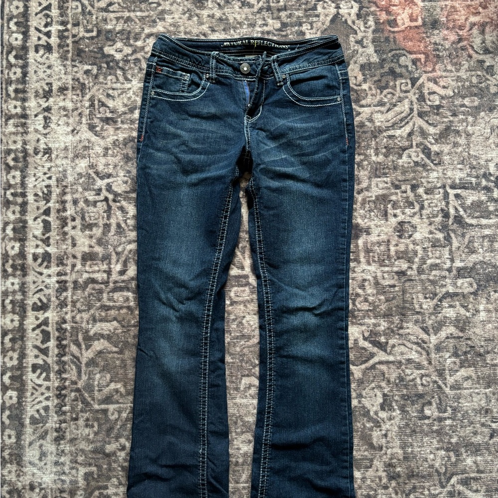 Natural Reflections Blue Boot Cut Jeans